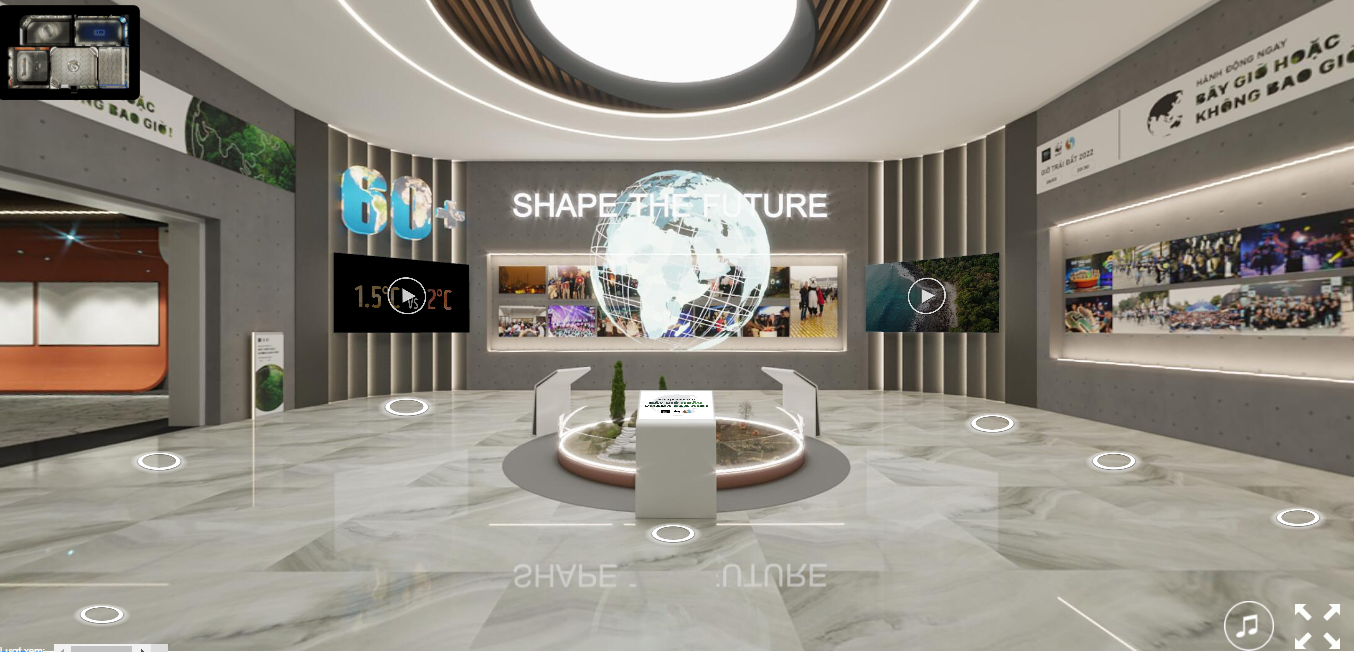 Exposition de réalité virtuelle en réponse à l’Heure de la Terre 2022